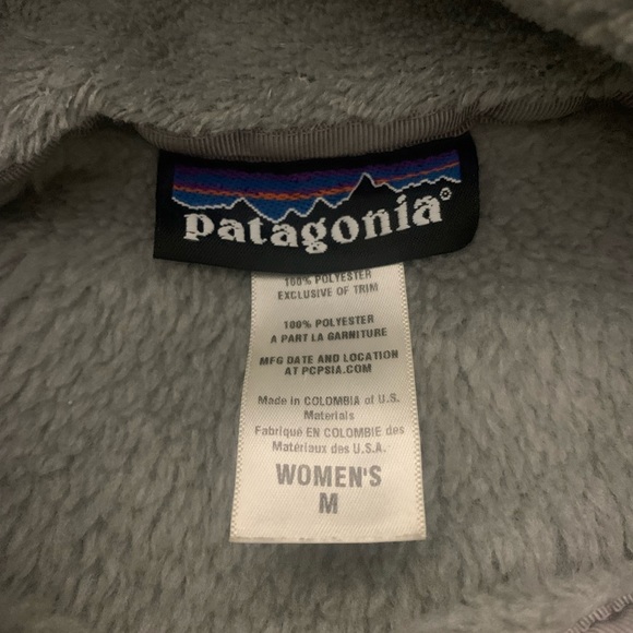 Patagonia Women's Re-Tool Snap-T Pullover Tailored Grey Nickel X-Dye Size MEDIUM - Picture 2 of 7